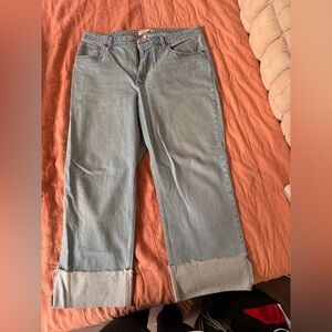 Abercrombie & Fitch Curve Love High Rise 90s Relaxed Jean
